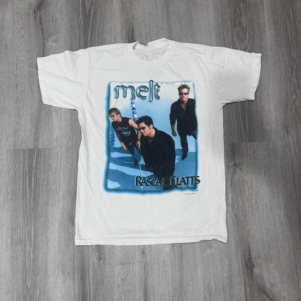 Vintage Rascal Flatts Band Melt Shirt Unisex Concert S to 5XL DO527 Unisex T-Shirt S