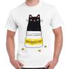 Uroczy Kotek Antydepresyjny Śmieszny Mem Męski Damski Fajny Prezent Retro T-Shirt 2457
