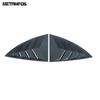 Rear Window Louver Shutter Spoiler For Tesla Model Y - 2024 2025 Carbon Fiber Side Vent Cover Trim Exterior Accessories