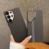 For Magsafe Kevlar Carbon Fiber PC Texture Phone Case For Samsung S26 S25 S24 Ultra Plus Wireless Charge Magnetic Bumper Cover
