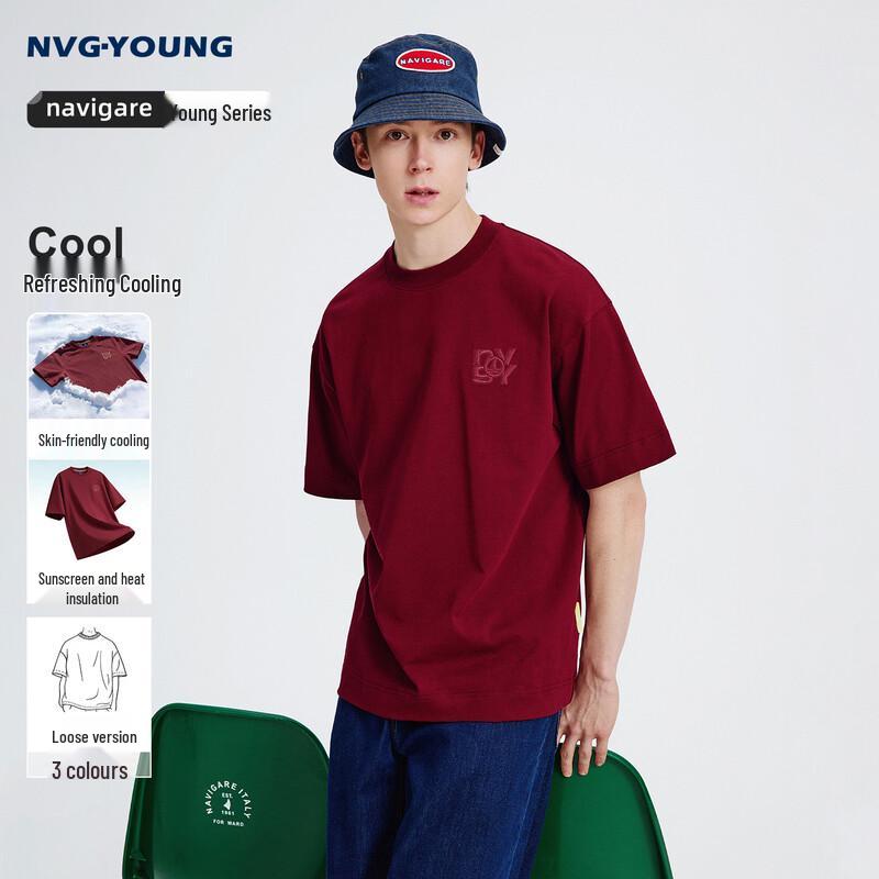 NVG·YOUNG Men s Cooling Quick-Dry Short Sleeve T-Shirt L