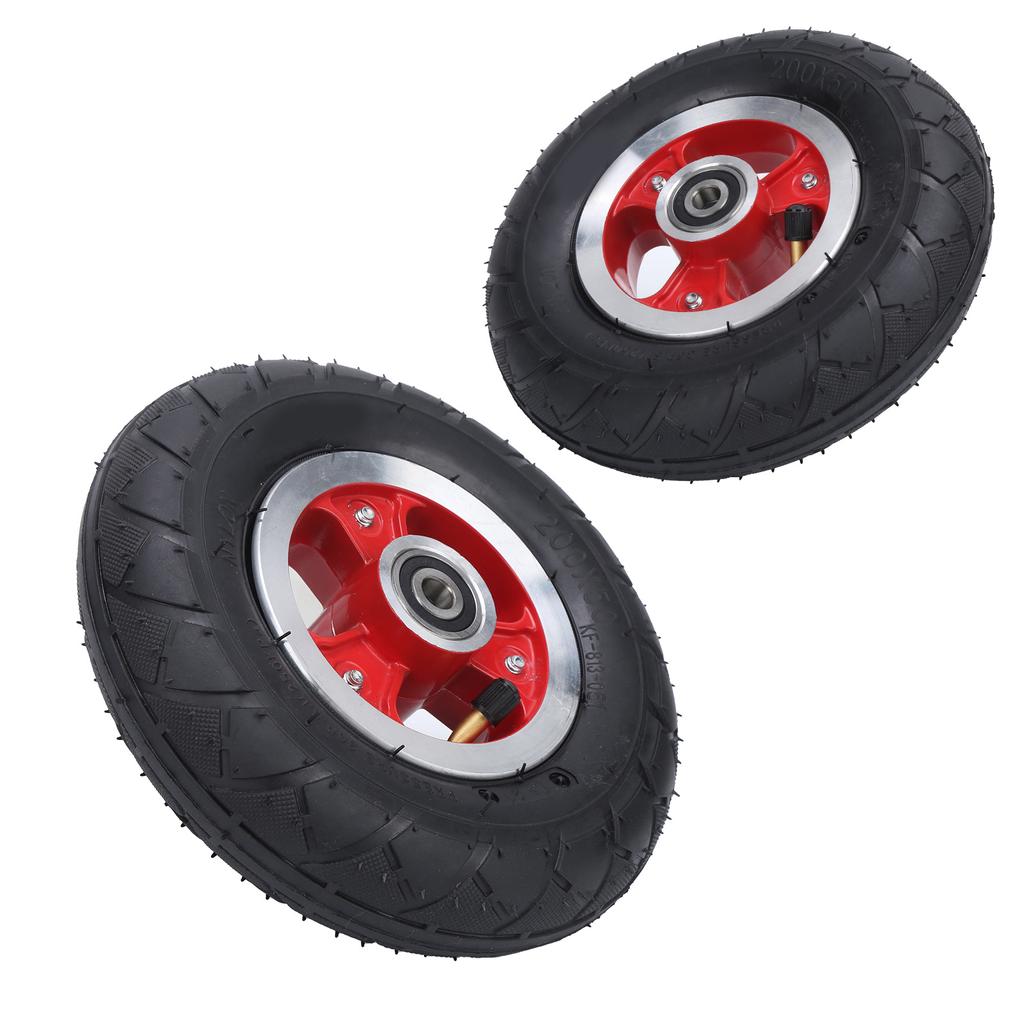 8 Inch Pneumatic Tires Electric Scooter Front Wheel 200×50 Wheel Rim Inner and Outer Tire