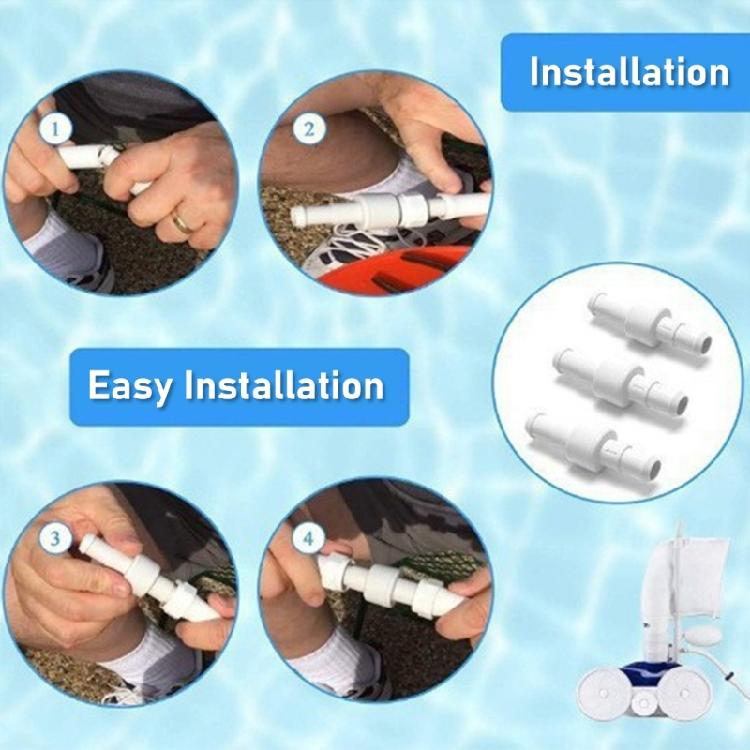 3Pcs D20 Hose Ball Bearing Swivels Replacement Pool Cleaner Hose Swivels for 280 3900 Pool Cleaner Part Enduring