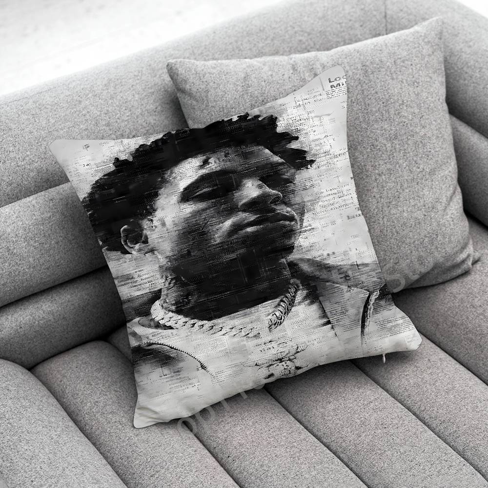 Y-YoungBoy MASA DESHAWN Top Throw Pillow Case For 55x55cm 40x40cm 45x45cm 50x50cm 30x30cm Square Office Pillowship Cover