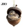 Addobbo Natalizio di Lunga Durata Animale del Bosco Ghianda Ornamenti da Appendere Decorazione per Albero di Natale in Acrilico con Robusti Disegni di Scoiattolo Coniglio Pony 2D