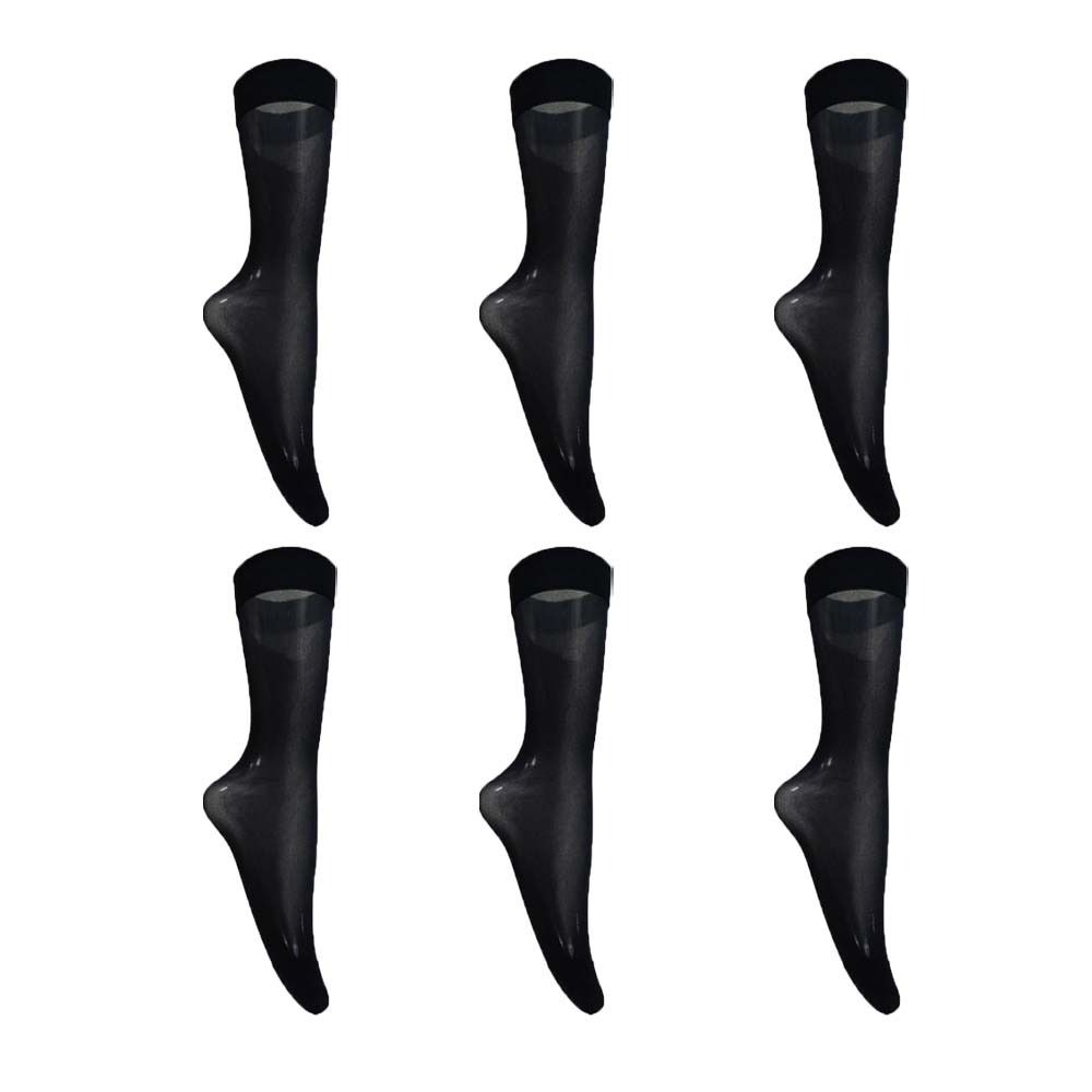 3Pairs Silk Men Business Silk Stockings Stockings Men's Transparent Sexy Socks Breathable   Men