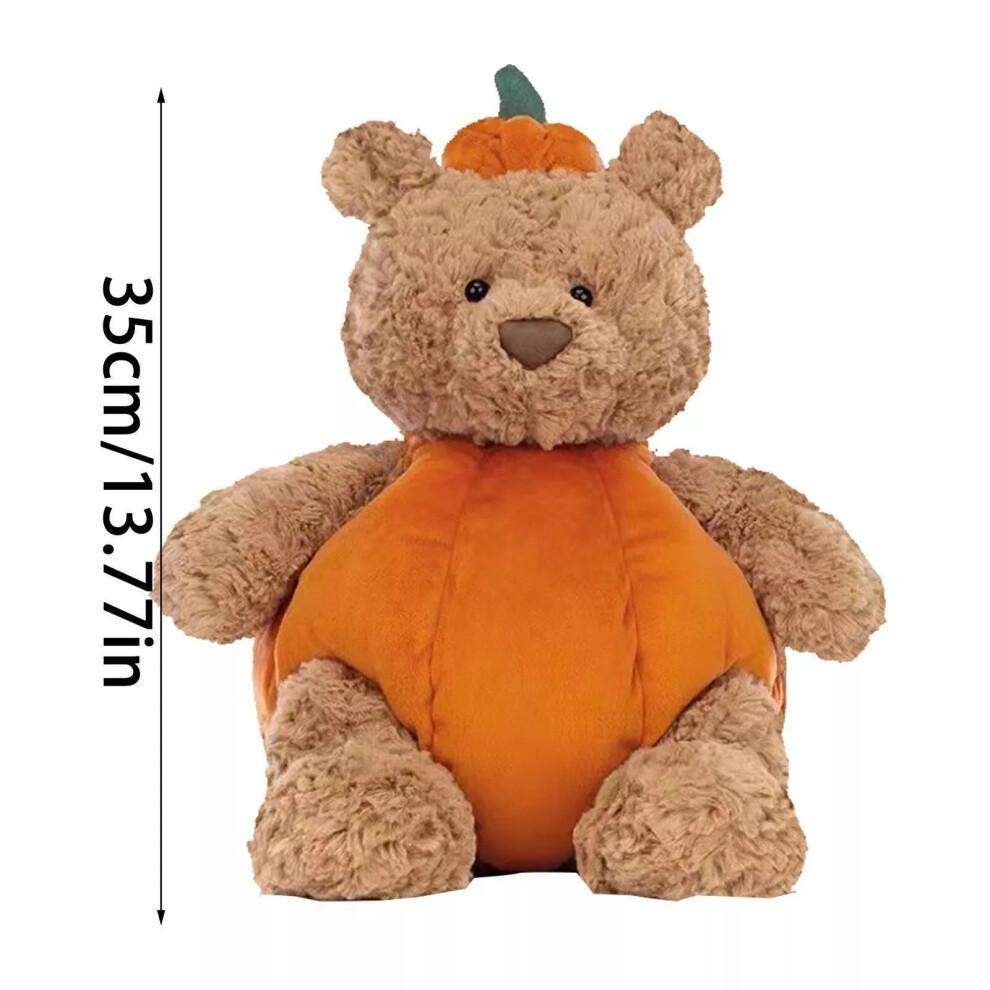 35CM Halloween Kürbis Bär Plüsch Kurz Plüsch Teddy Bär Plüsch Puppe