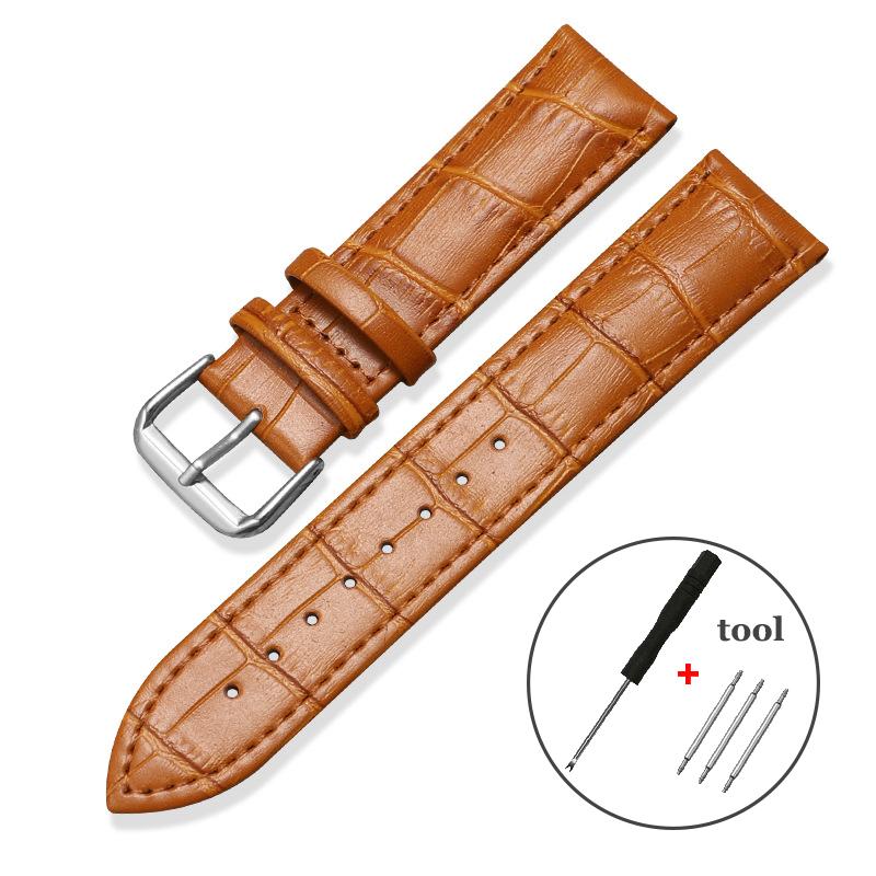 Universal Replacement Faux Leather Watch Strap Leather Watchband for Men Women 12mm 14mm 16mm 18mm 19mm 20mm 22mm 24m Watch Band