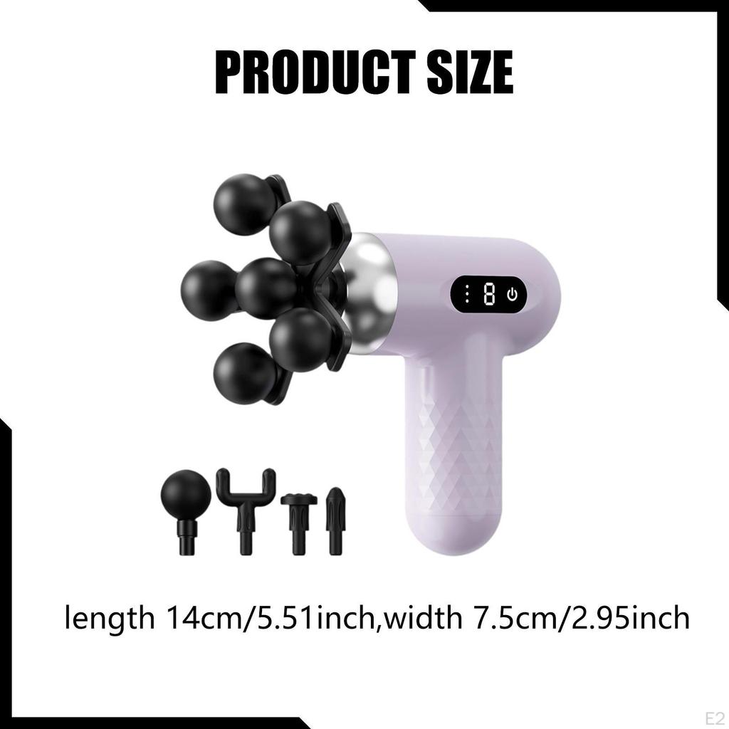 Head Massager 4 Types of Massage Heads Strike for Arm Neck Shoulder