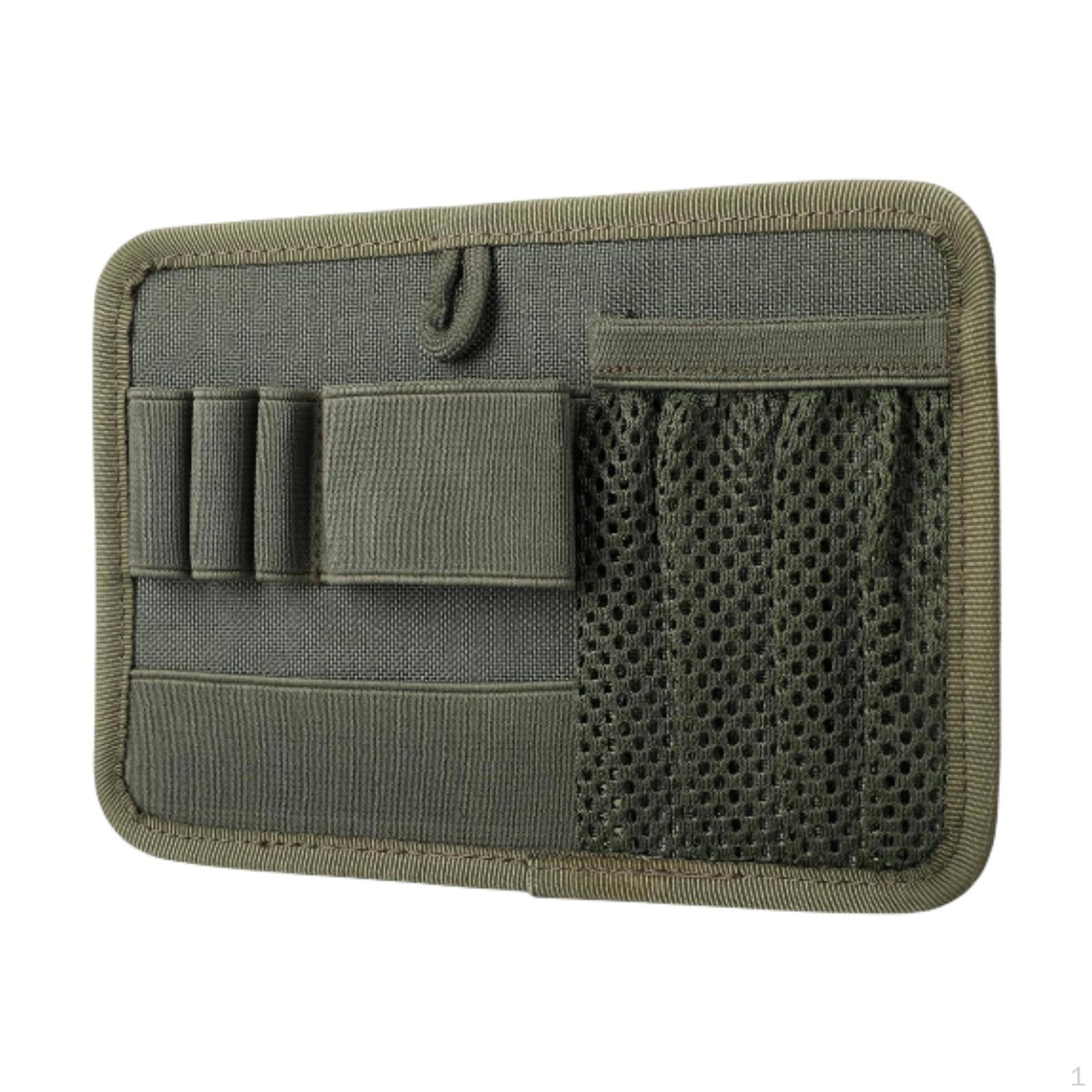 

Органайзер для инструментов Панель-вставка с противоскользящим покрытием для мелких предметов в рюкзаках для хранения ножей зелёный