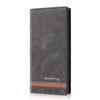 Baellerry Men's Billfold RFID Long Wallet Card Holder with Multiple Card Slots Fashion Suit Bag Patchwork Coin Purse