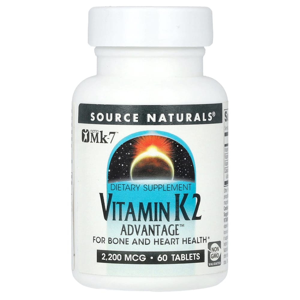 Source Naturals Vitamin K2 2200mcg 60 Tablets