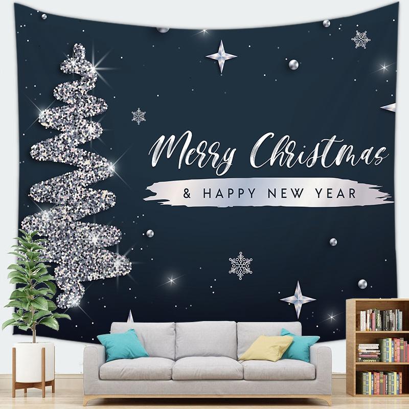 Cartoon Santa Claus Tapestry Christmas Tapestry Wall Hanging