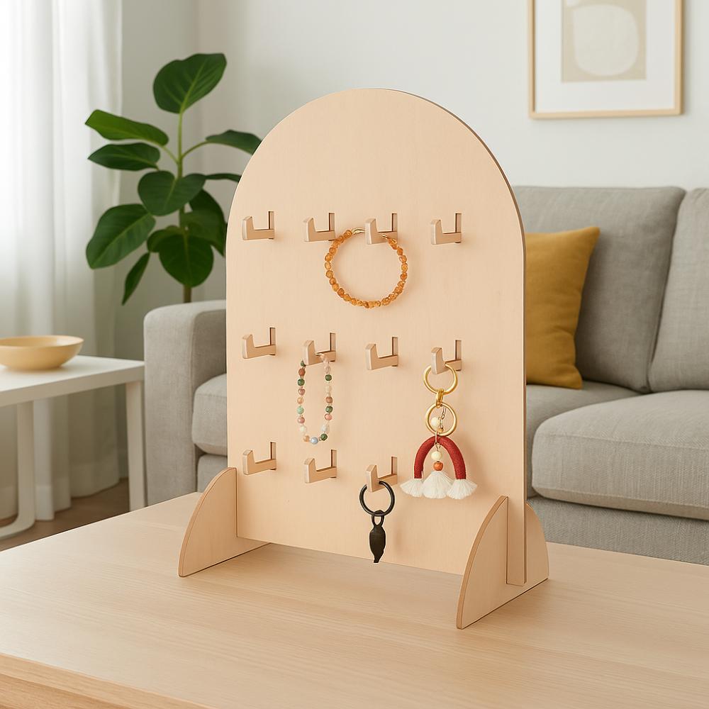 Detachable Earring Display Rack Arch Necklace Display Stand Durable Ring Holder  Activity Display