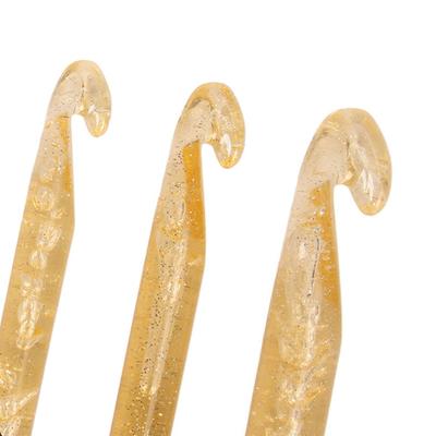 5 Adet Büyük Tığ Ergonomik Pürüzsüzleştirici Plastik Çeşitli Boyut Halı için Büyük Tığ İğneleri
