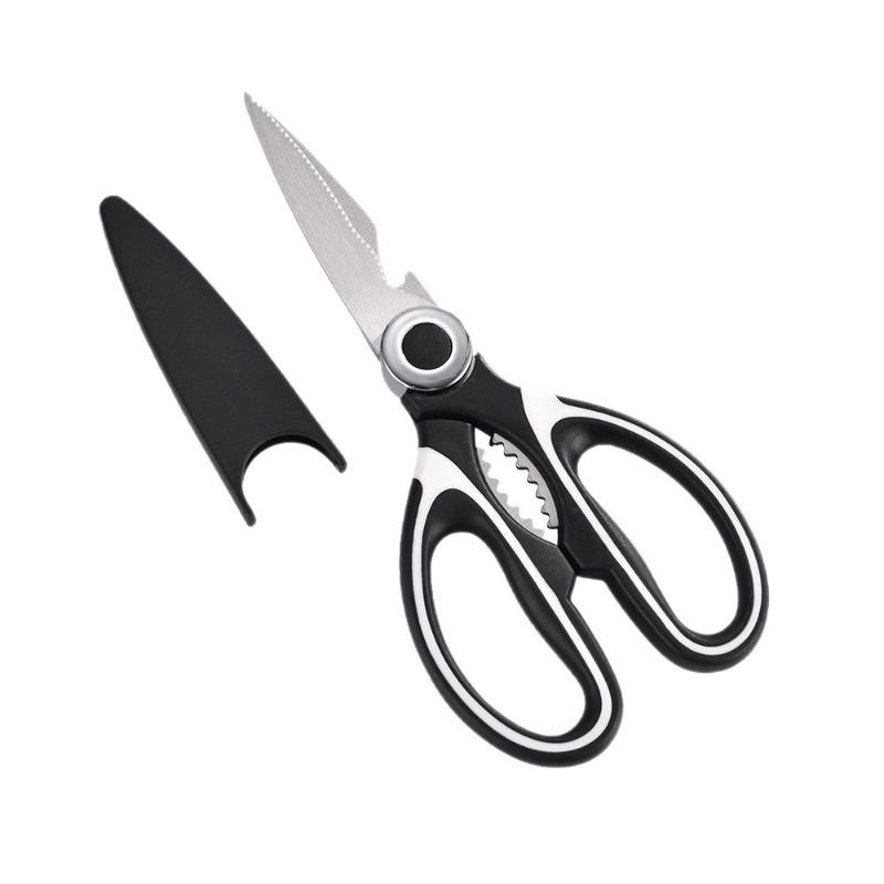 Tijeras de cocina, tijeras multifuncionales, tijeras resistentes para huesos de pollo, tijeras para carne, tijeras para pescado y barbacoa, tijeras Panda.