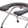 Foldable Toilet Seat Bedside Commode Elderly Squat Stool for Bathroom