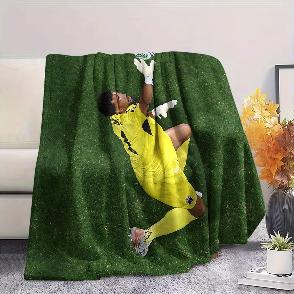 Coperta in Flanella Stampata Vozinha, morbido plaid per camera da letto divano, lavabile, merchandising per tifosi di calcio, ottimo regalo.