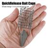 FTK 1 Pc Carp Fishing Feeder 30g/40g/50g/60g/Wire Cage Bait European Carp Fish Hair Platform Feeder Carp Fishing