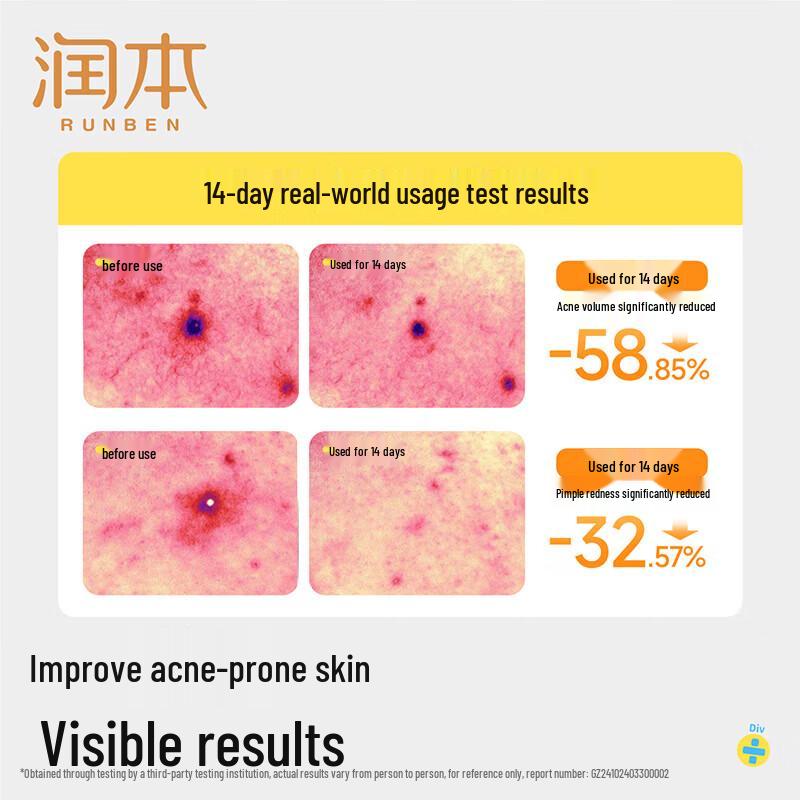 RUNBEN Teen Oil Control & Acne Shower Gel