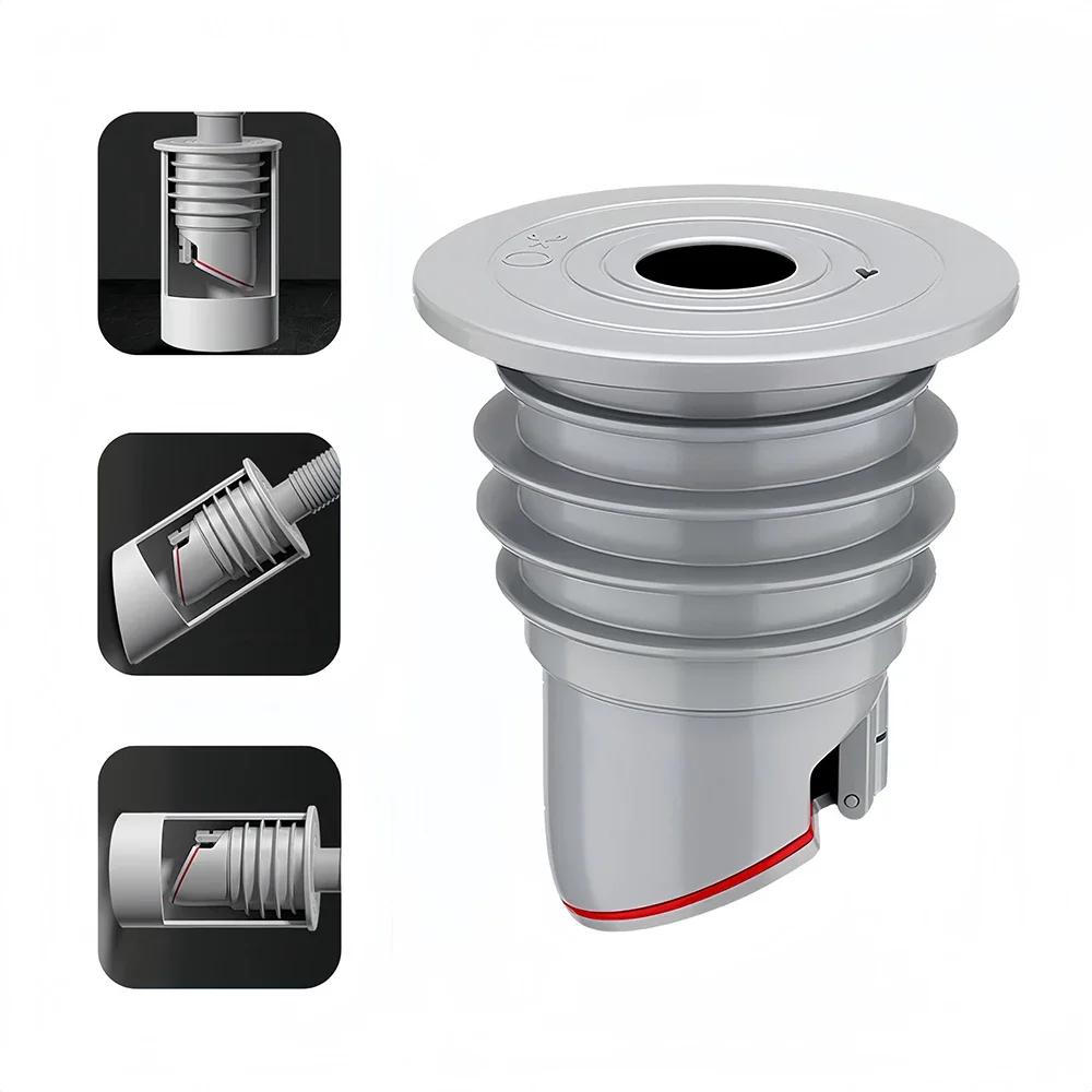 

Silicone Drain Pipe Sink Drainer Sewer Pipe Seal Bathroom Accessories Kitchen Sink Stopper Water Plug Drains Trap Device Dish