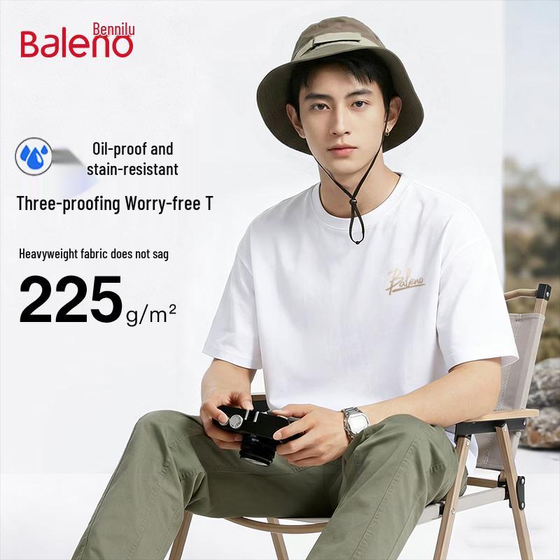 Baleno Men s 3-Proof Casual Short Sleeve T-Shirt XL