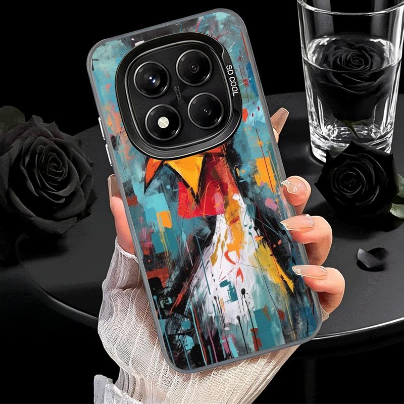 Chicken Hen Rooster Shockproof Phone Case for Xiaomi Redmi Note 15 14 13 12 Pro Plus 11 11S 11T 5G Cover Anti Fall Fundas
