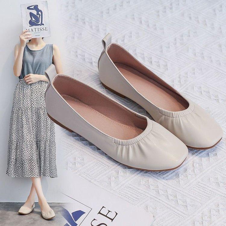 Doudou shoes casual women's work soft-soled shoes super soft flat-soled single shoes grandma shoes office workers pregnant women soft-soled small 