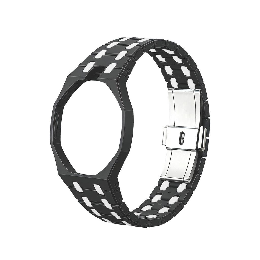 Auf Lager: Aibo-kompatibles Keramik-Uhrengehäuse & Armband-Set für Swatch Taschenuhren - Vollkeramik-Armband