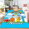 Custom Name Number Blocks Adventure Rug Game Carpet, Floor Mat for Bedroom Living Room Entryway Rug, Home Decor Idea Gift for Christmas birthday