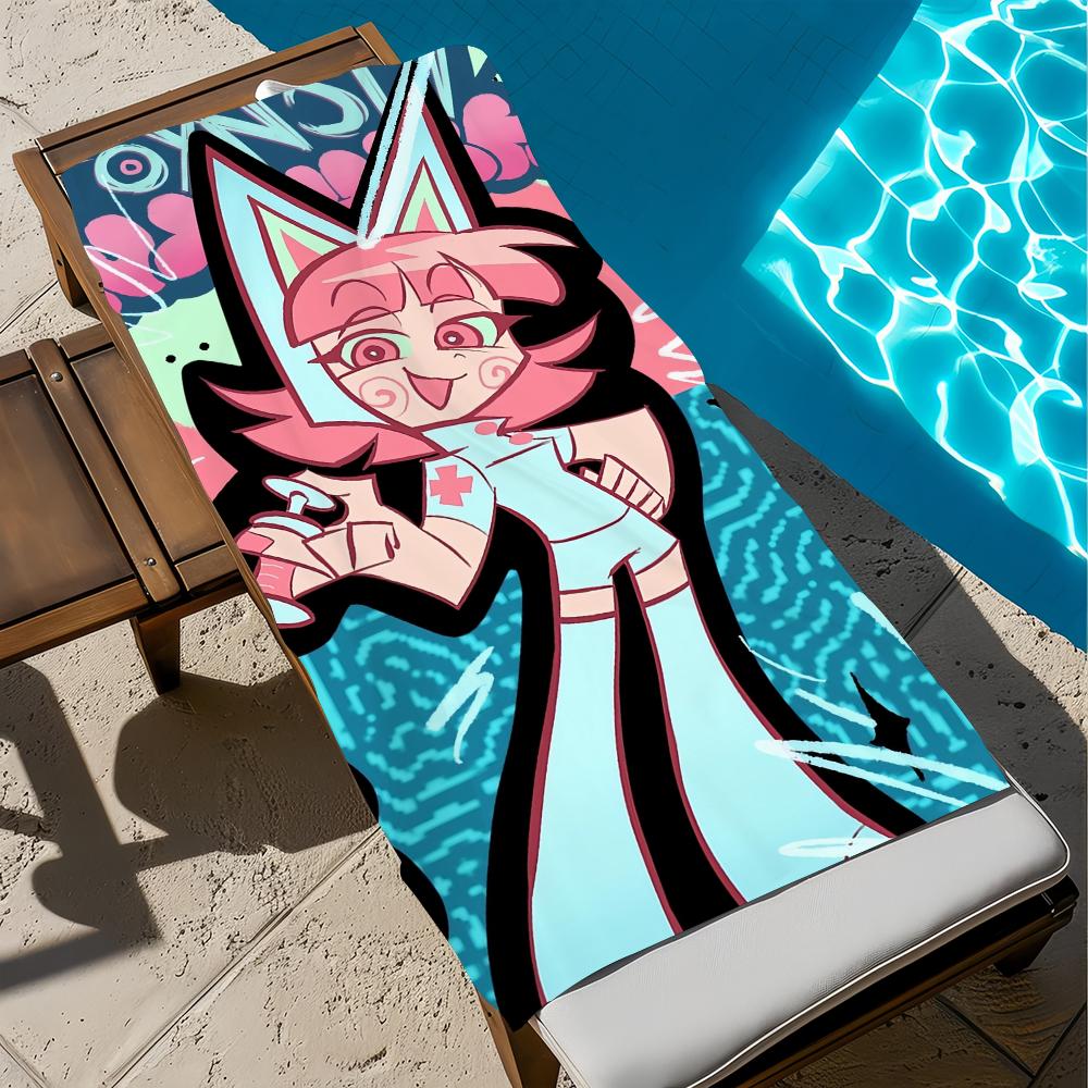 P-Psychocuties-s cute anime Towel Beach Quick Dry Soft Pool Towels Gift for Travel Gym Shower Camping sports