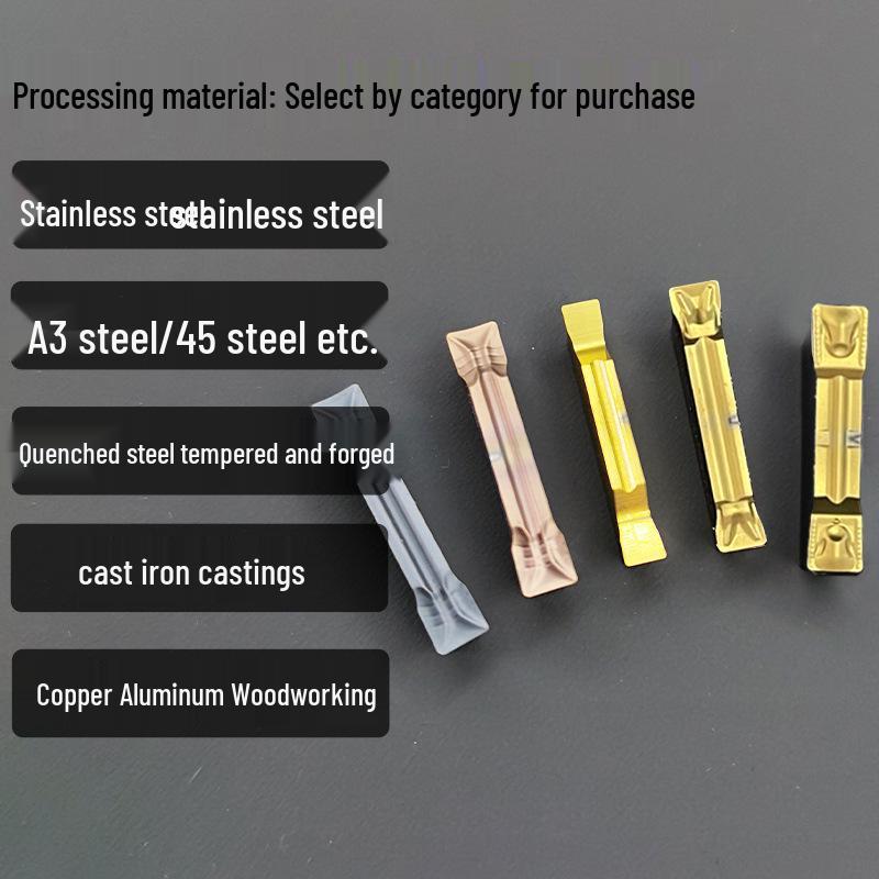 CNC Nut- und Abstechklingen: Edelstahl mggn/mgmn300/400 Einsätze