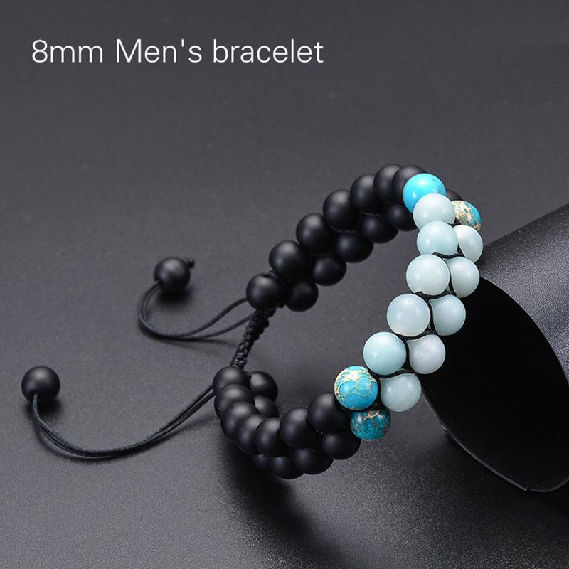 JYL TS Bracelet Turtle  Bohemian Style Cute Brings Longevity & Good Luck 8MM-double layer ярко убе