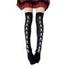 Goth Big Spider Pattern Silk Stockings Gothic Vintage Dark Fishnet Tights Women Emo Alternative Sexy Spider Web Witch Pantyhose