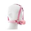VaHppy Gag Máscaras Sexo Oral Jogos de Casal Role Play Cosplays Rainha Condicionamento Escravo de Cão PU Silicone Ossos de Cão Bolas de Sucção Argola O Bondage