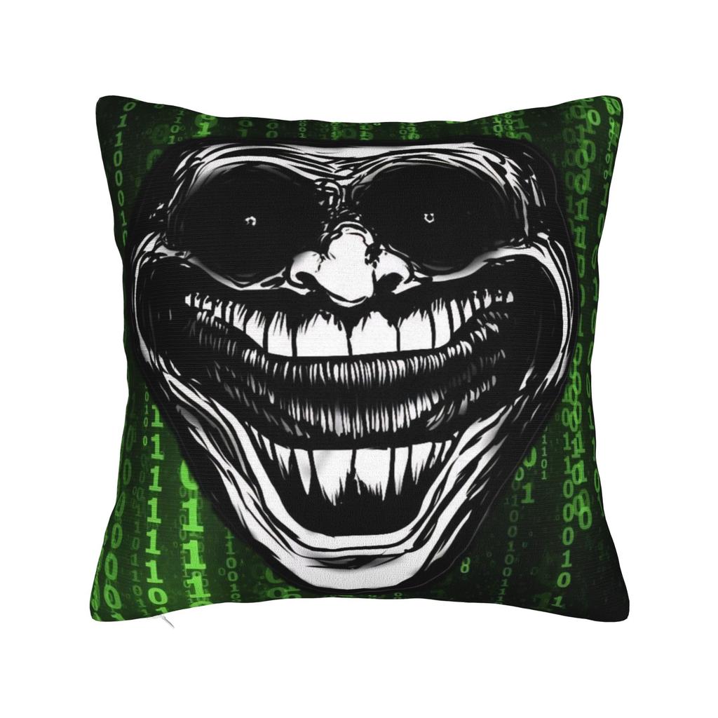 Decorative Pillowcases Funny Trollface Accessories Home Pillow Case Cover Square Multiple Sizes