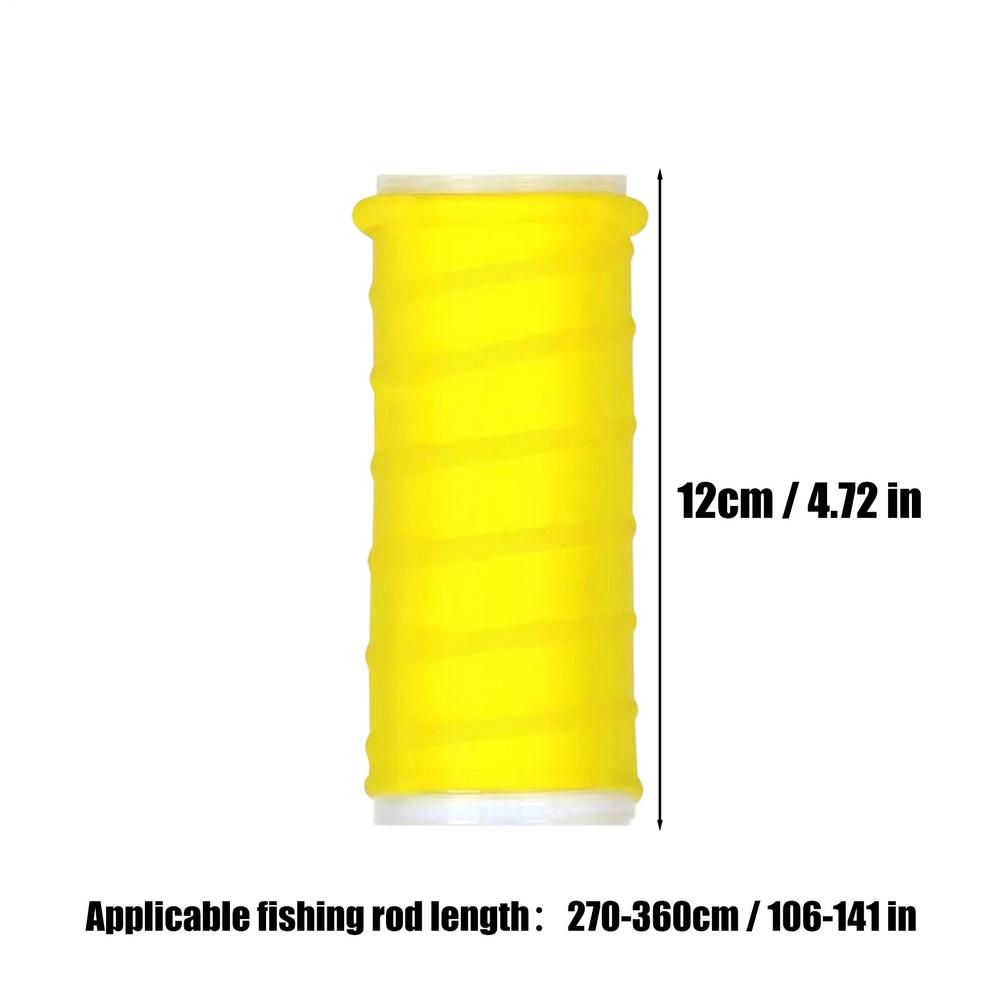 Cold Shrink Handle Cover Silicone Non Slip Textured Tube Insulation Waterproof Fishing Rod Handle Wrap for Fishing Rod Racket