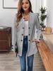 2025 Autumn/Winter European & American Women's Three-Button Double-Breasted Coat