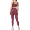 High-Performance Women's Yoga and Fitness Suit: Solid Color, High-Elastic, Tight Fit