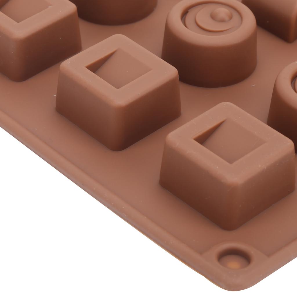 Chocolate Mold Silicone Candies Cake   Mould Geometric Shape Kitchen Baking Tool