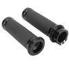 1 Pair 25mm Motocycle Handlebar Grips Black Comfortable Grasp Anodized Universal Rust Proof for Motorbike Bicycles