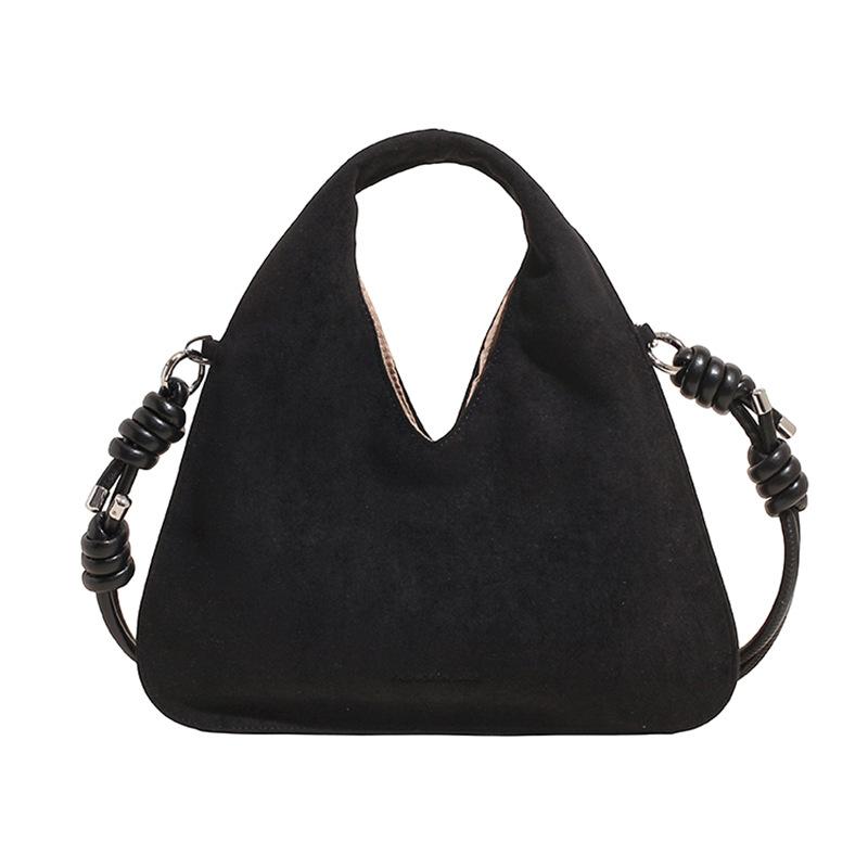 Autumn and Winter New Suede Bag Casual Retro Fashion Shoulder Bag Women Large Capacity Texture Commuter Tote Bag Women
