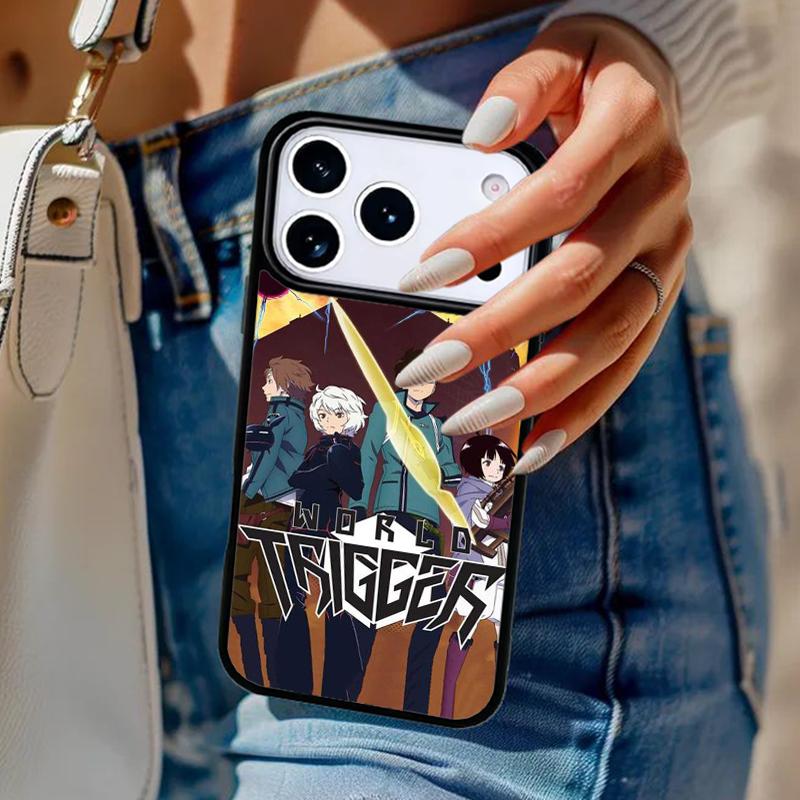 World Trigger Phone Case For iPhone 17 Air 14 15 13 12 Max Cover For Apple 16e 11 Pro Max Plus Coque