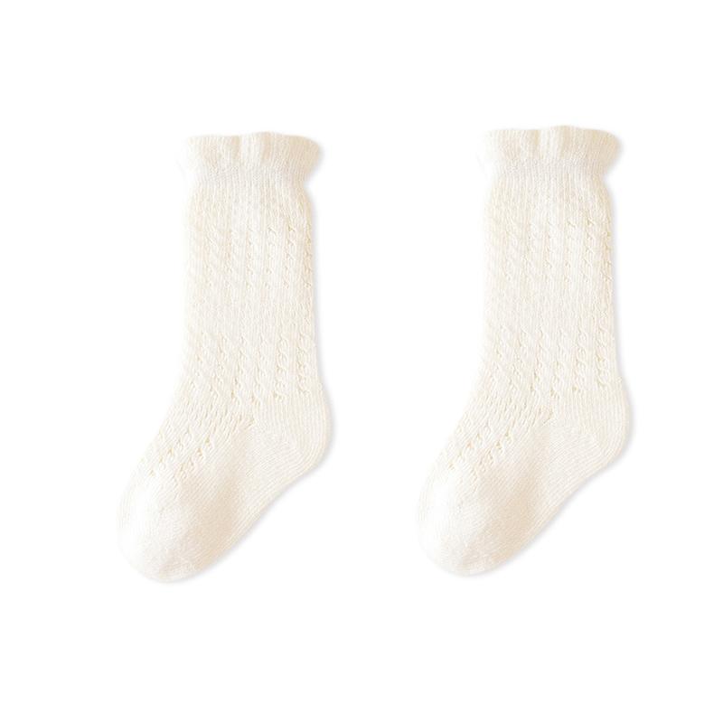 Summer Children'S Socks Solid Color Baby Socks Breathable Cotton Baby Girl Socks Comfortable Boy Socks For Newborn Babies