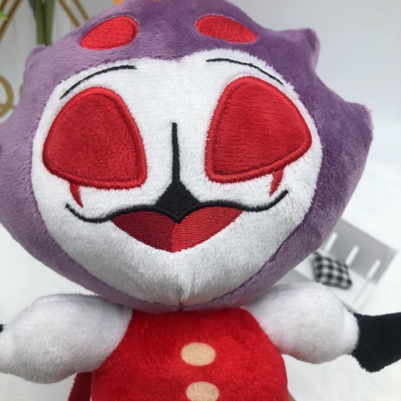 Tegneserie Anime Helluva Boss Ekstremt Ond Sjef Plysjleke Demondukke Sammenlignet med Prins Leeds Anime Perifer Plysjleker