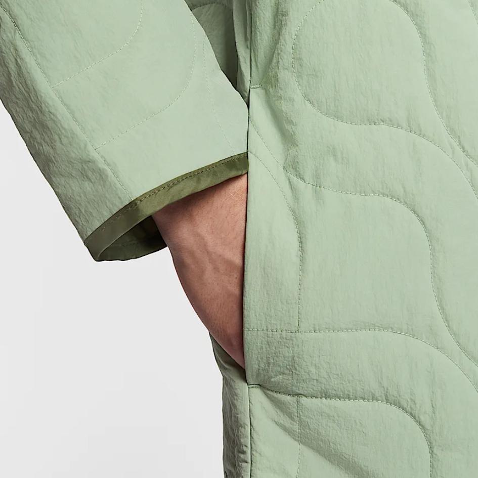 Nike Cny Sportswear Snake Welcoming Series Single-Breasted Fashion Versatile V-Neck Jacket Men Jacket Horizon-Green HV8204-370