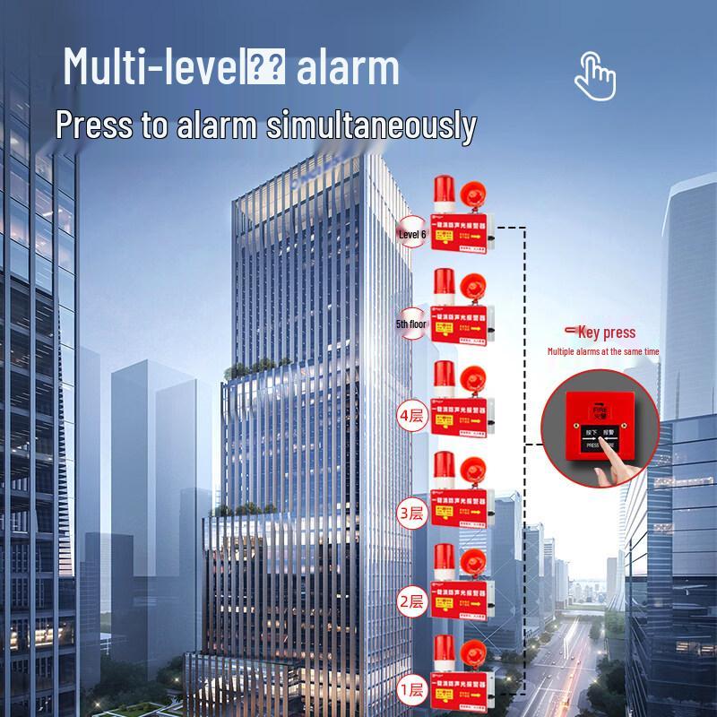 MDNG Baorui BR-119 One-Key Wireless Emergency Alarm CN plug (adapter included)