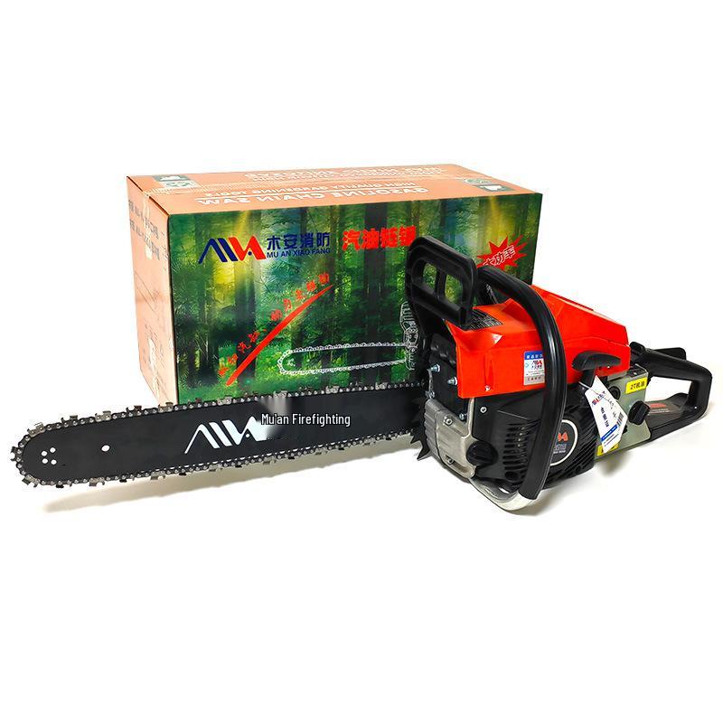 Mu An MA-YJ290 Four-Stroke High Power Gasoline Chainsaw for Logging and Profile Cutting.