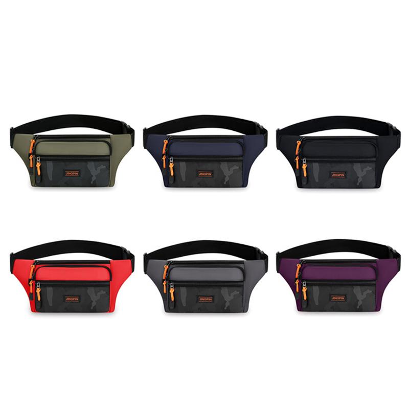 Men Waist Bag Multi-Functional Sports Waist Bags Fitness Anti-Theft Mobile Phone Waist Pack Chest Bag Close Fitting Waist Bags