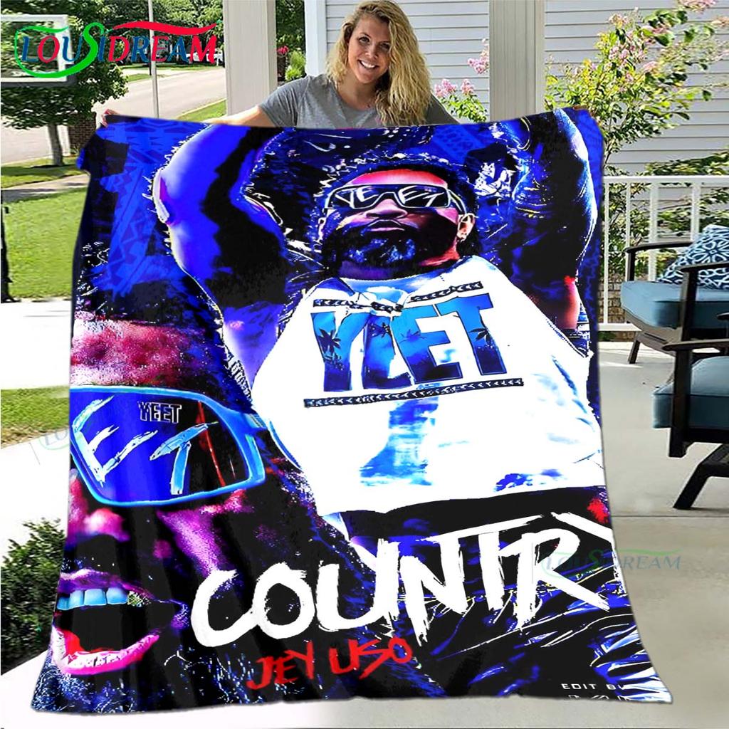 Fashion Wrestling Sport W-Wwe Print Blanket Flannel Thin Blanket Portable Home Travel Office Lunch Break Blanket Bath Towel Gift